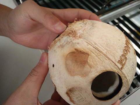 CO2 用于椰子殼雕刻和切割的激光切割機(jī)