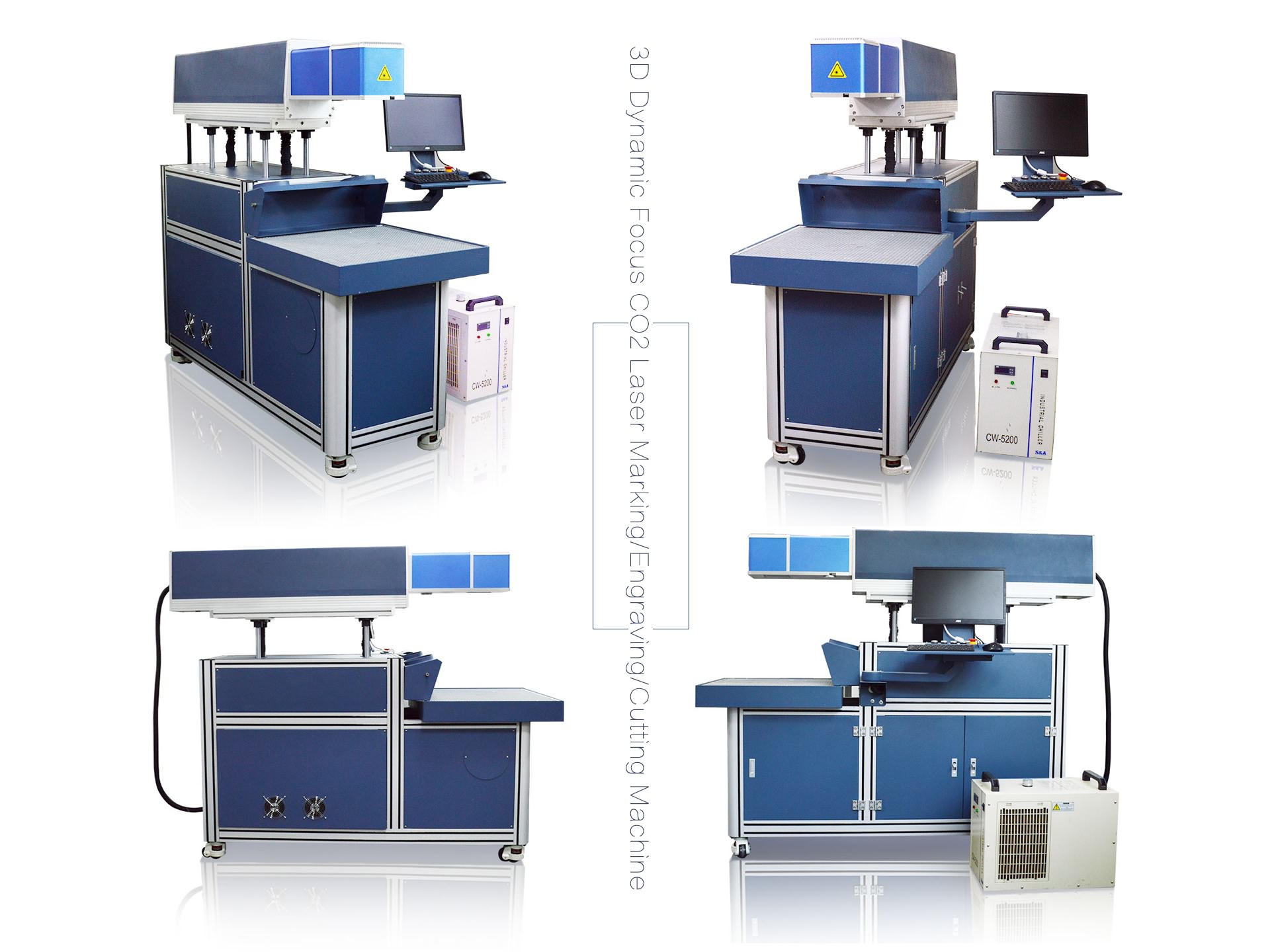 3D 動態(tài)焦點 CO2 激光打標/雕刻/切割機 200W 高功率射頻激光管 3D 動態(tài)焦點 CO2 激光打標/雕刻/切割機 200W 高功率射頻激光管