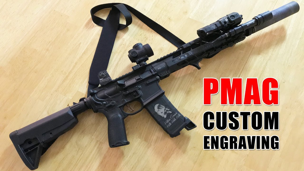 如何使用激光點(diǎn)畫機(jī)為槍支定制PMAG？
