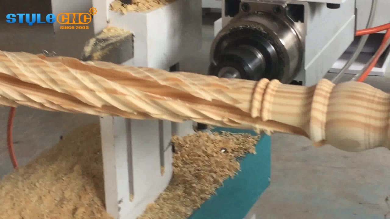 數(shù)控木工車床拉削樓梯扶手 數(shù)控木工車床拉削樓梯扶手